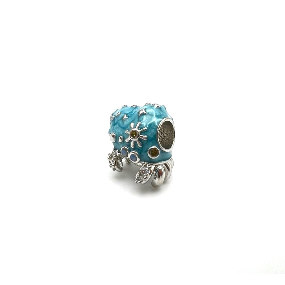 NEW Blue Hermit Crab Charm for European Bracelet - Picture 2 of 6